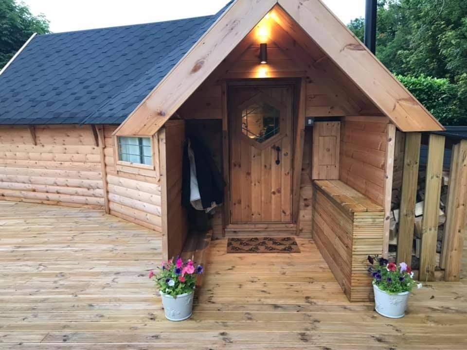 The Hive - Unique Log Cabin With Wood Burning Stove Ludchurch Exterior foto